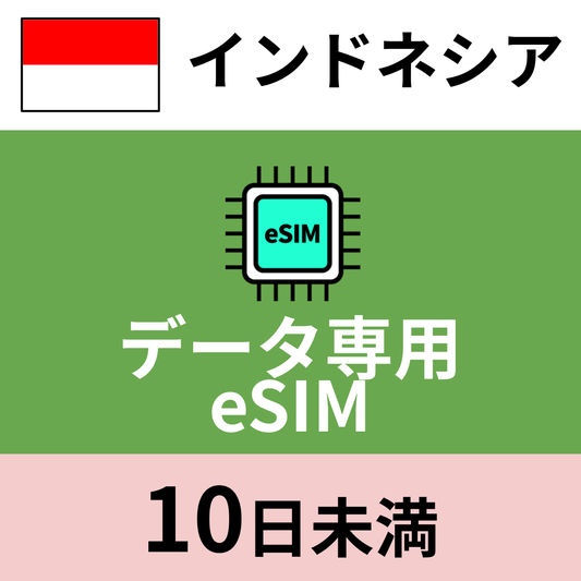 インドネシア データ専用eSIM